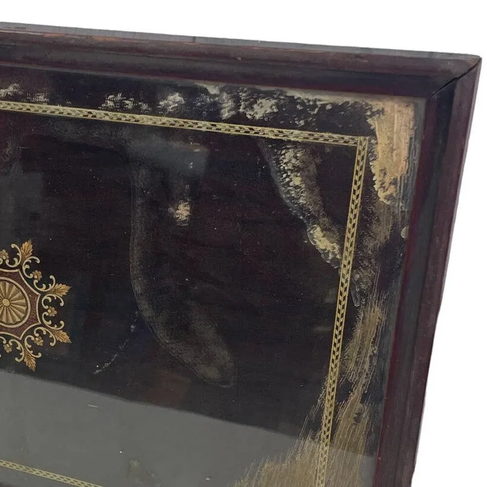 Vintage glass top